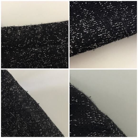 Eileen Fisher Linen Blend Metallic Open Front Sheer Cardigan Lagenlook Size M - Picture 10 of 10